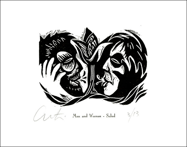 Man and Woman: Salud by Adrian R Tio Man and Woman: Salud by Adrian R Tio